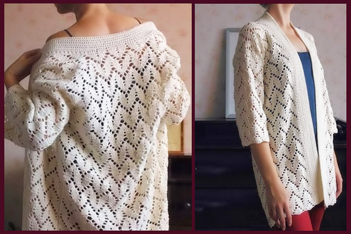Schöne Häkelmuster. Strickanleitung und Beschreibung für Pullover, Schal, Mütze, Strickjacke