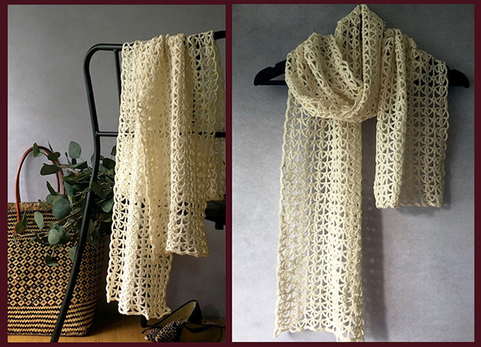 Schöne Häkelmuster. Strickanleitung und Beschreibung für Pullover, Schal, Mütze, Strickjacke