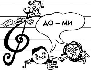 Schöne Zeichennotizen für Kinder mit Bleistift auf Zellen, in einem Notizbuch Schritt für Schritt