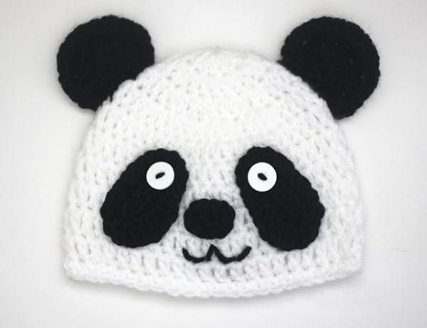Panda häkeln. Anleitungen, Beschreibungen aus Plüschgarn, Gras, Velours für Anfänger
