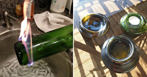 Creazioni fai da te con bottiglie di vetro per il giardino, la cucina e la casa estiva. Foto