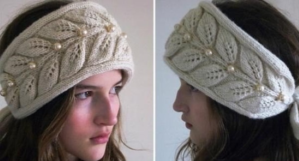 Stirnbänder für Frauen stricken, Muster mit Schritt-für-Schritt-Beschreibung, Fotos