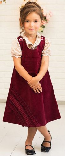 Samt-Sommerkleid für Mädchen. Fotos, Muster, Nähanleitungen, Stile