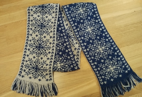 Einen Herrenschal mit Stricknadeln zu stricken ist schnell und einfach. Schemata mit Fotos, Mustern