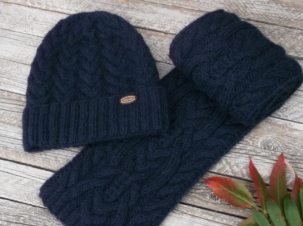 Einen Herrenschal mit Stricknadeln zu stricken ist schnell und einfach. Schemata mit Fotos, Mustern