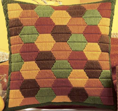 Bargello-Stickerei für Anfänger. Muster, Meisterkurse mit Beschreibungen zu Mesh, Kunststoff-Leinwand, Kleidung