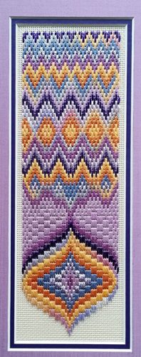 Bargello-Stickerei für Anfänger. Muster, Meisterkurse mit Beschreibungen zu Mesh, Kunststoff-Leinwand, Kleidung