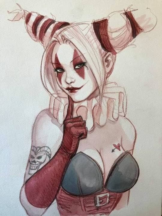 Joker-Zeichnung zum Nachmachen: Einfach, Harley Quinn, Anime-Bleistiftzeichnung für Anfänger