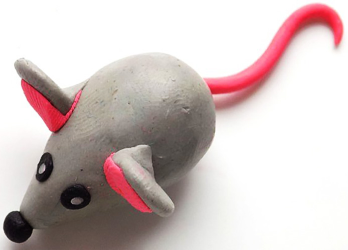 Plastilinmaus für Kinder. Wie man formt, Schritt für Schritt mit Fotos, Video