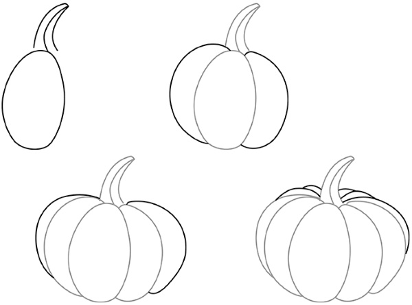Stillleben mit Früchten für Kinder der 2.-3.-6. Klasse. Wie man mit Bleistift zeichnet, malt