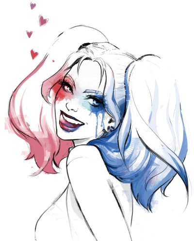 Joker-Zeichnung zum Nachmachen: Einfach, Harley Quinn, Anime-Bleistiftzeichnung für Anfänger