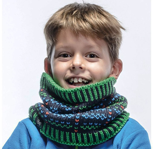 Gestrickter Snood für einen Jungen. Strickanleitungen mit Schritt-für-Schritt-Beschreibungen mit Fotos