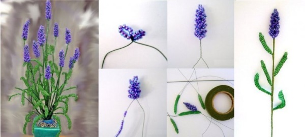 So machen Sie eine Blume aus Perlen. Schemata: einfach, groß, klein, leicht, schön. Video, Foto