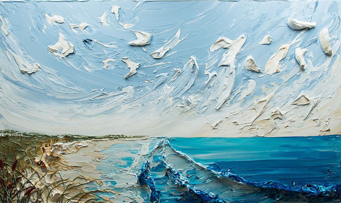 Acrylfarben zum Malen. Anwendung auf Leinwand, Stoff, Wänden