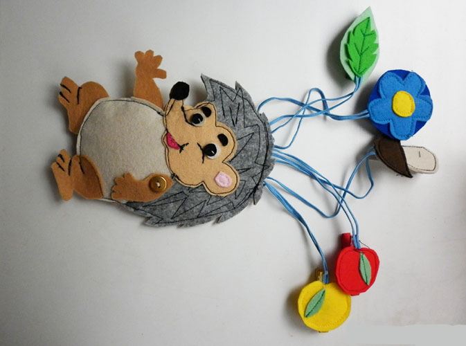 DIY-Igel aus Filz. Muster, Diagramme, Vorlagen, Schablonen