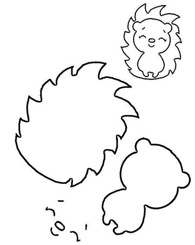 DIY-Igel aus Filz. Muster, Diagramme, Vorlagen, Schablonen