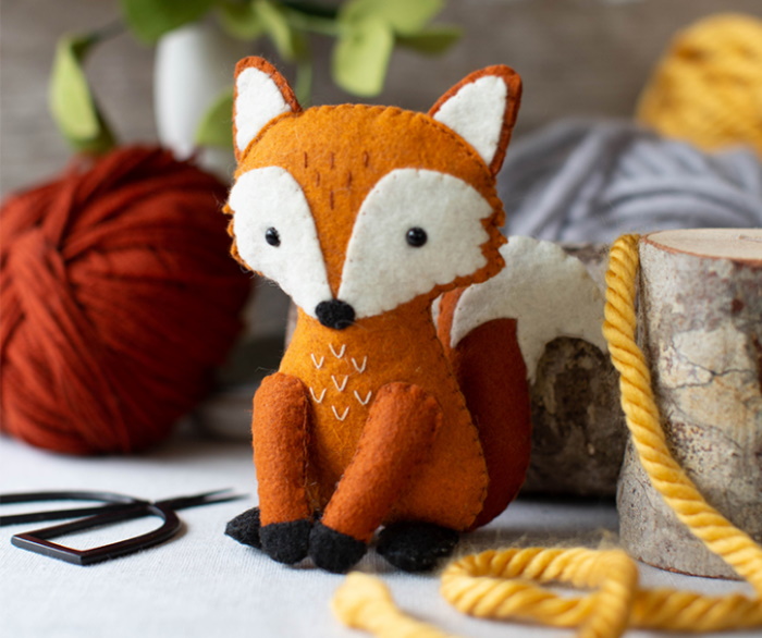 DIY-Fuchs aus Filz. Muster, Vorlagen, Meisterklasse mit Fotos für Anfänger