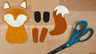 DIY-Fuchs aus Filz. Muster, Vorlagen, Meisterklasse mit Fotos für Anfänger