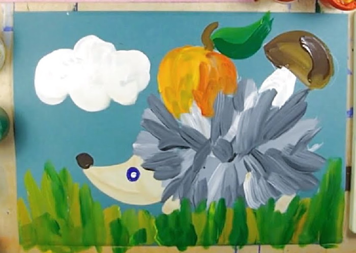 Einfache Gouache-Zeichenideen für Anfänger und Kinder