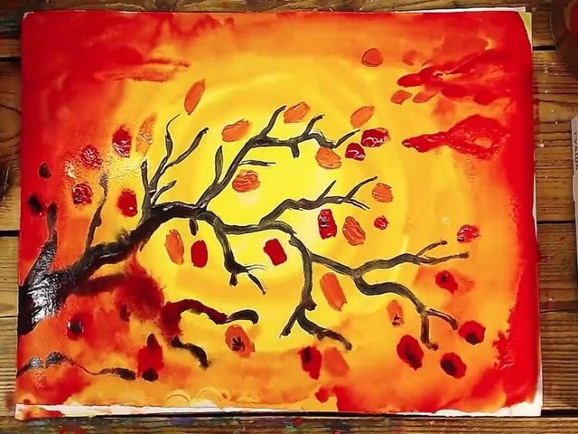Einfache Gouache-Zeichenideen für Anfänger und Kinder