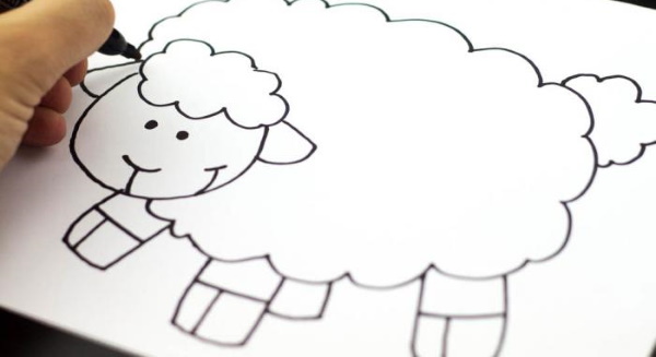Zeichnungen zum Nachzeichnen mit Bleistift für Anfänger. Interessant, einfach und schön für Kinder