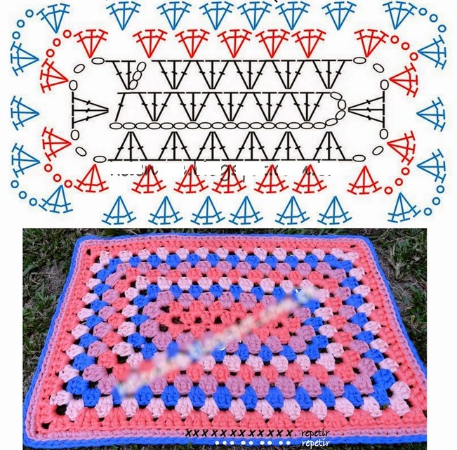 Stricken von Teppichen (Teppichen) mit einer Häkelnadel aus Lumpen, alten Sachen