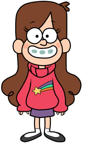 Bleistiftzeichnungen von Mabel aus Gravity Falls