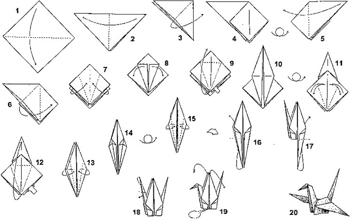 Papierkämpfer. Wie man Origami aus Papier mit eigenen Händen macht, Anleitung