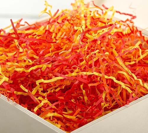 Papierfüller für Schachteln, Papierspäne mit eigenen Händen