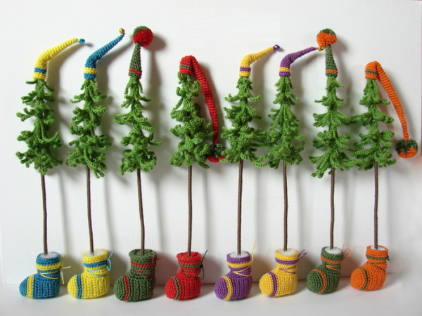 Weihnachtsbaum häkeln. Schema und Beschreibung für Anfänger, Meisterklasse