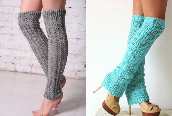 Beinwärmer mit Stricknadeln für Mädchen, Damen. Wie man strickt, Diagramm, Foto mit Beschreibung