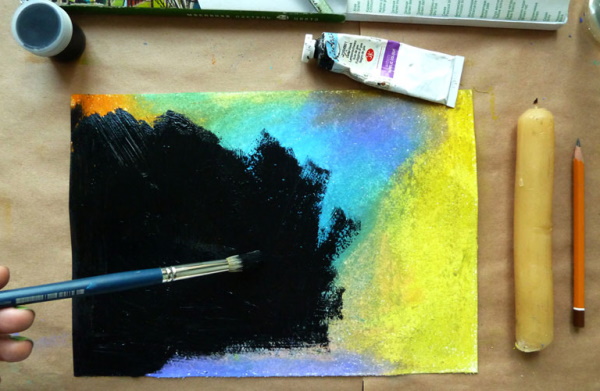 Scratchboard – eine Zeichentechnik für Kinder