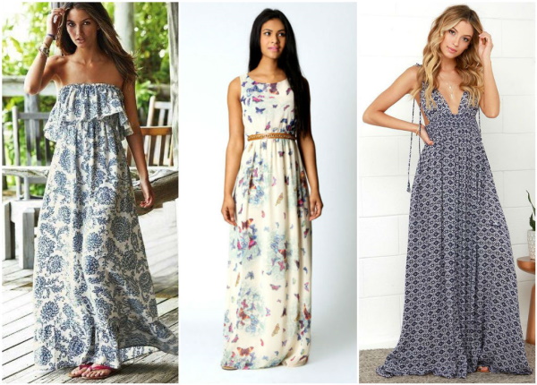 Locker sitzendes Sommerkleid zum Selbermachen. Muster, Foto