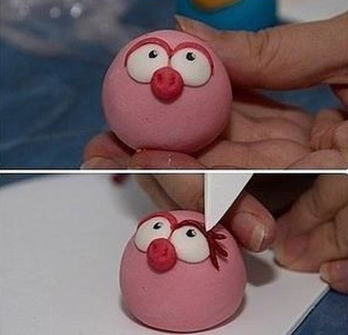 Wie man mit Kindern mit eigenen Händen Smeshariki aus Plastilin formt