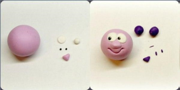 Wie man mit Kindern mit eigenen Händen Smeshariki aus Plastilin formt