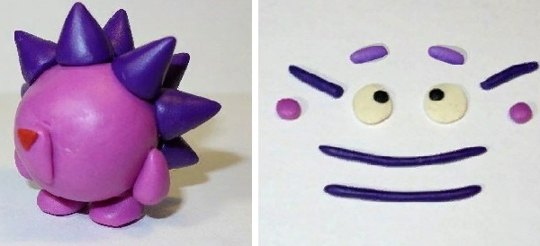 Wie man mit Kindern mit eigenen Händen Smeshariki aus Plastilin formt