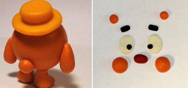 Wie man mit Kindern mit eigenen Händen Smeshariki aus Plastilin formt