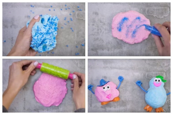 Wie man zu Hause Luftplastilin herstellt