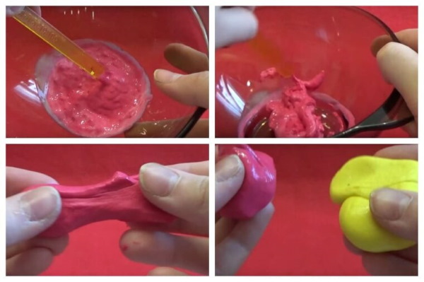 Wie man zu Hause Luftplastilin herstellt