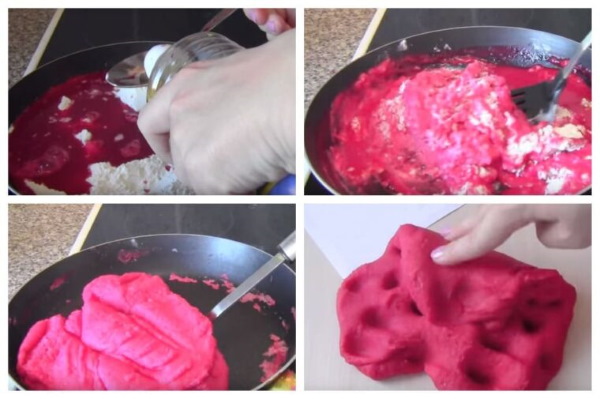 Wie man zu Hause Luftplastilin herstellt