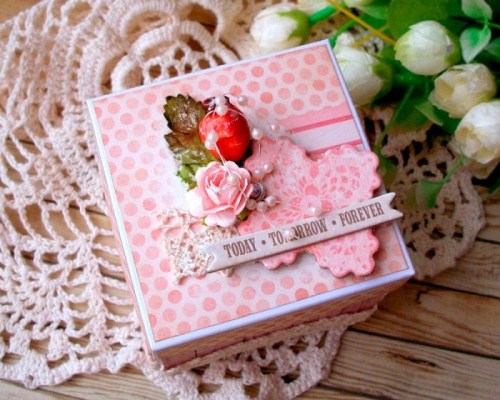 DIY-Überraschungsbox mit Fotos. Schemata, Fotos