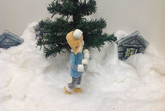 Schnee aus Watte zum Basteln. So machen Sie es selbst