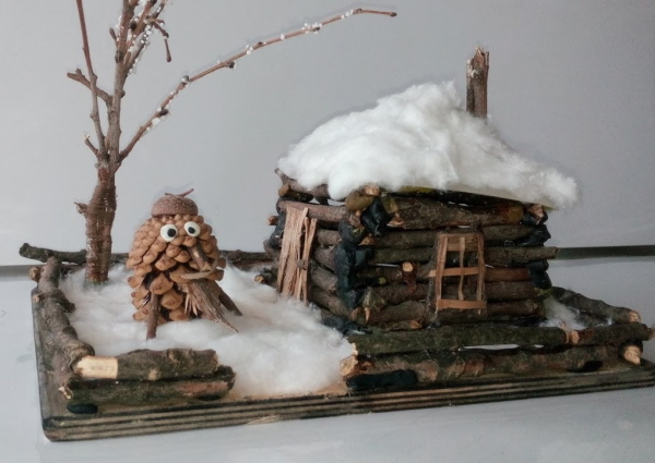 Schnee aus Watte zum Basteln. So machen Sie es selbst