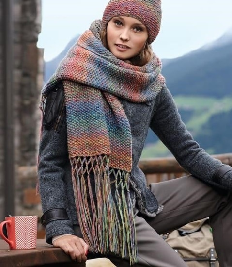 Verwirrungsmuster mit Stricknadeln. Schema und Beschreibung für Anfänger