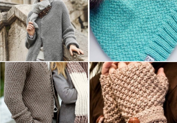 Verwirrungsmuster mit Stricknadeln. Schema und Beschreibung für Anfänger
