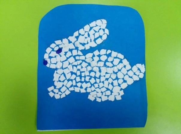 Abreißbare Papierapplikation für Kinder. Vorlagen