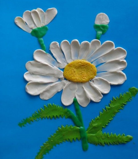 Zeichnen mit Plastilin auf Karton für Kinder