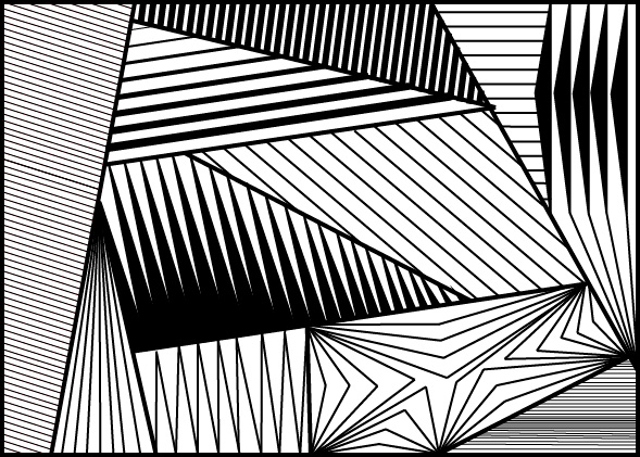 Zeichnungen im Kritzeleien- und Zentangle-Stil. Einfach für Anfänger