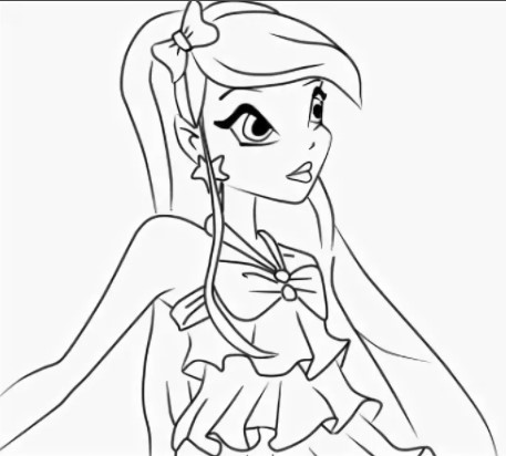 Stella vom Winx-Bild, Foto zum Kopieren