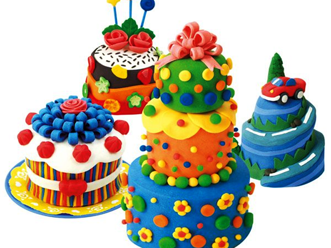 Plastilinkuchen für Kinder von 3-4-5-6 Jahren Schritt für Schritt